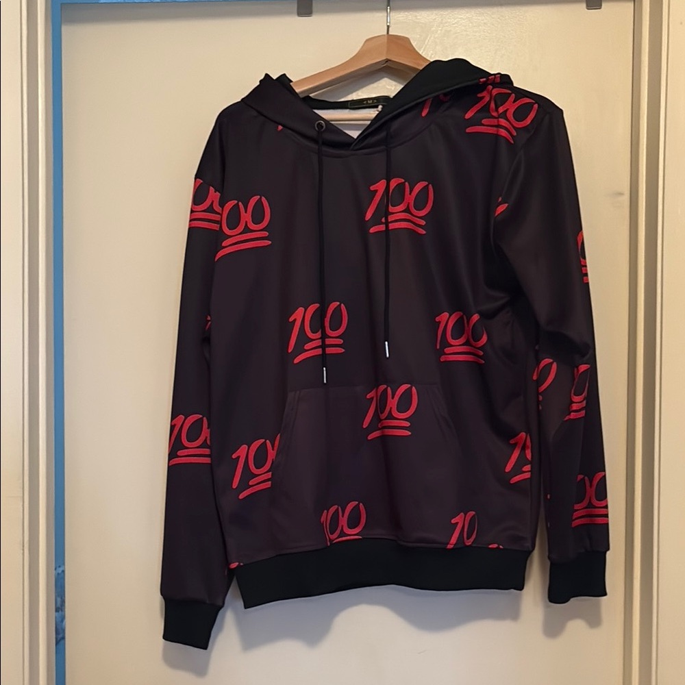 Bold Black And Red Patterned Jacket - image 6